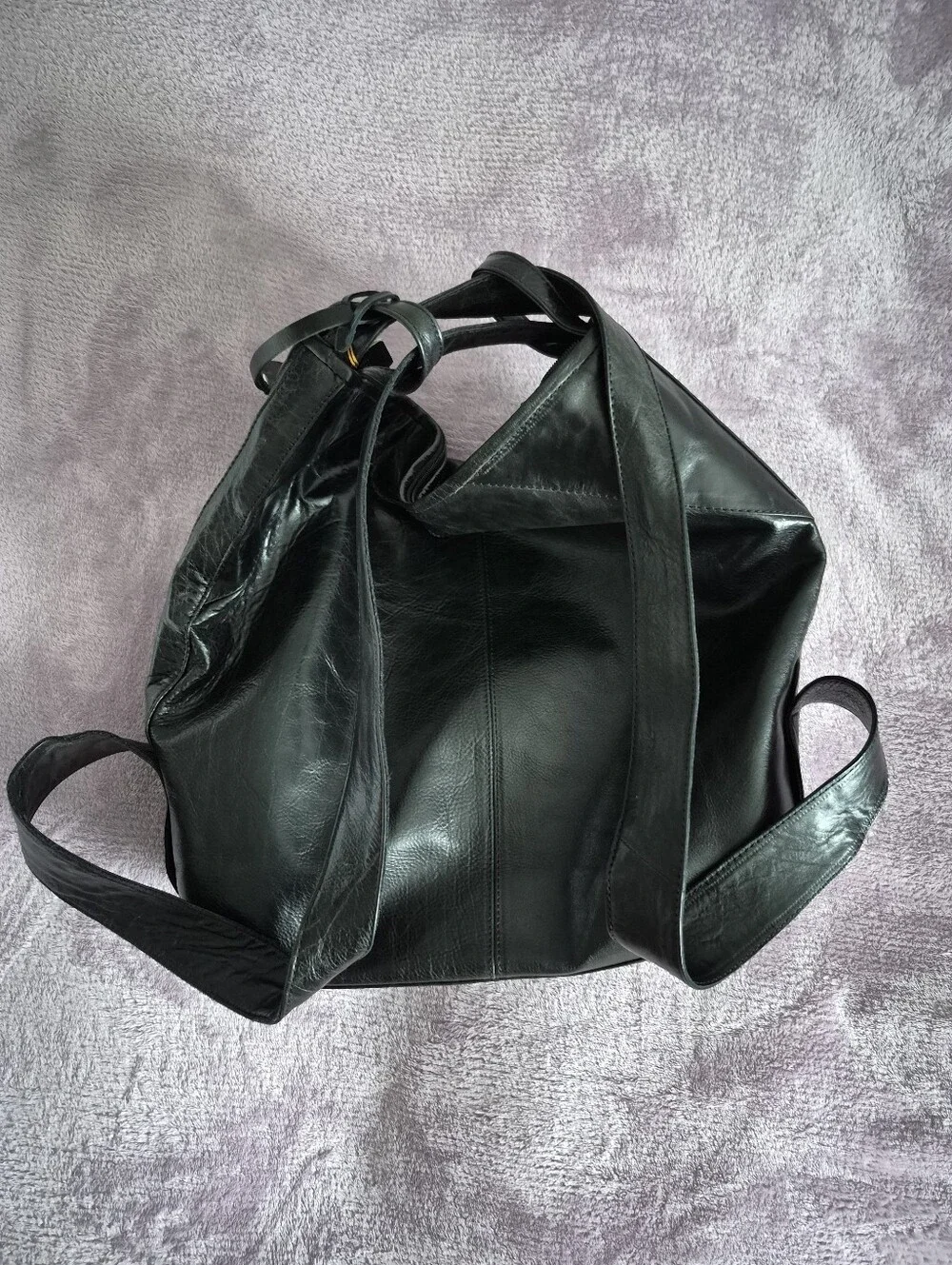Tano Convertible Leather Hobo